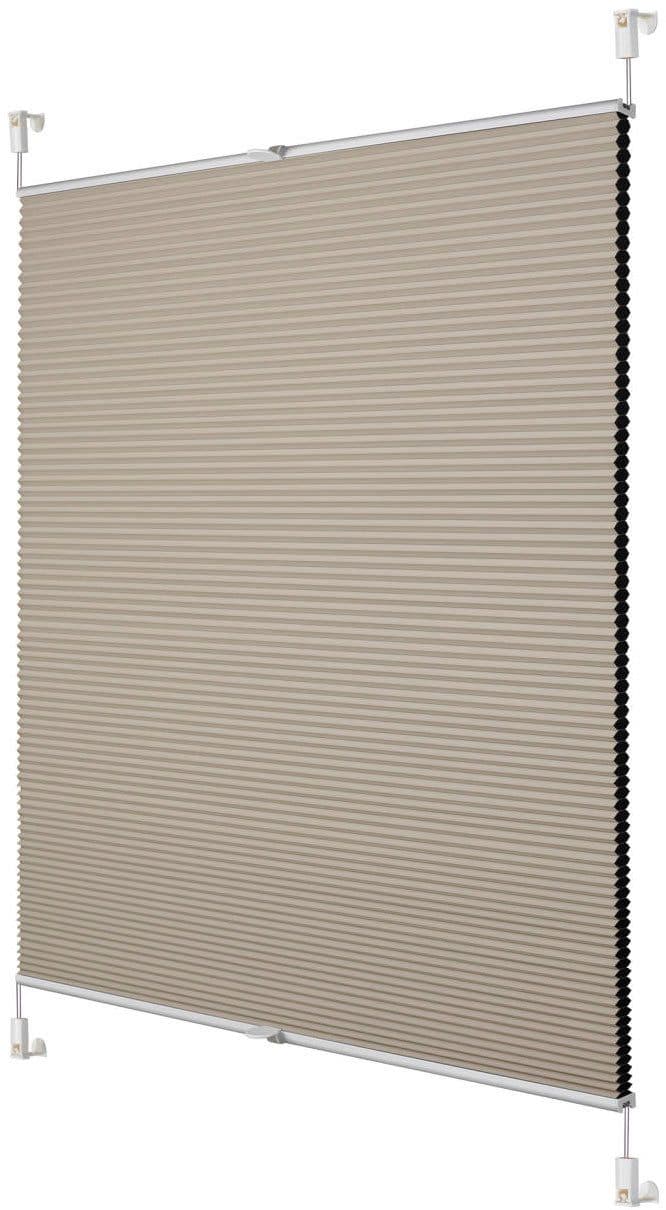 LICHTBLICK ORIGINAL Wabenplissee Thermo-Plissee Klemmfix | Beige