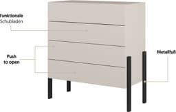 OTTO home Kommode Jukon | Beige