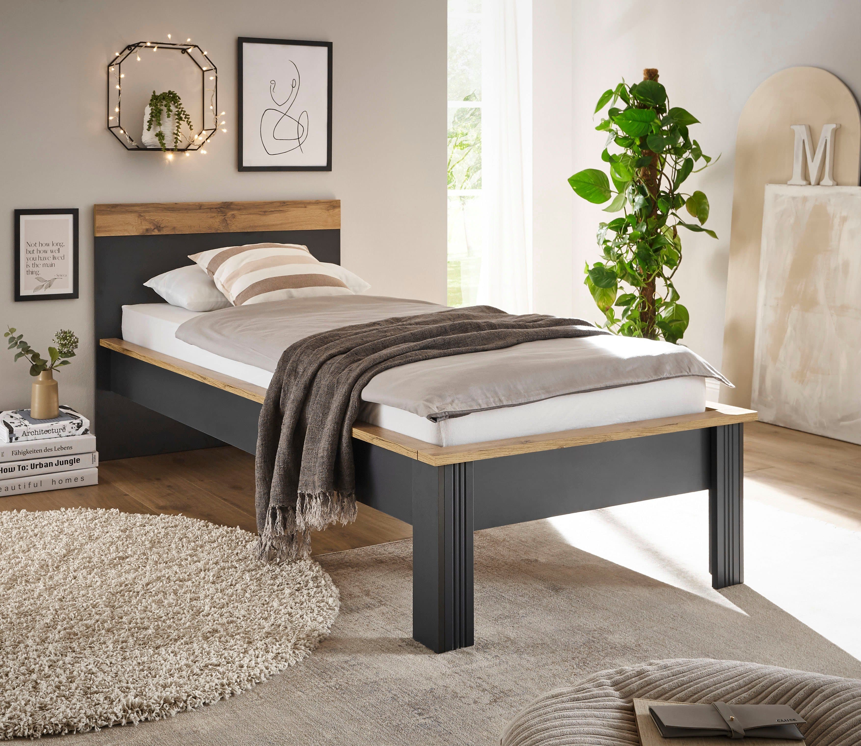 OTTO home Einzelbett WESTMINSTER | Grau