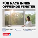 tesa Insektenschutz-Fensterrahmen Pollenschutzgitter | Schwarz 3