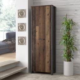 FORTE Garderobenschrank Clif | Holztöne