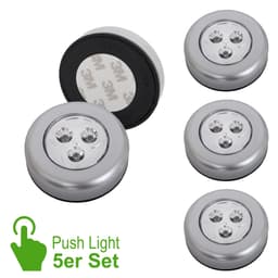 Briloner Leuchten LED Push Light | Grau