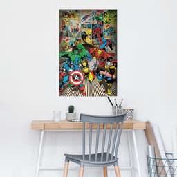 Reinders! Poster Marvel Helden | Mehrfarbig
