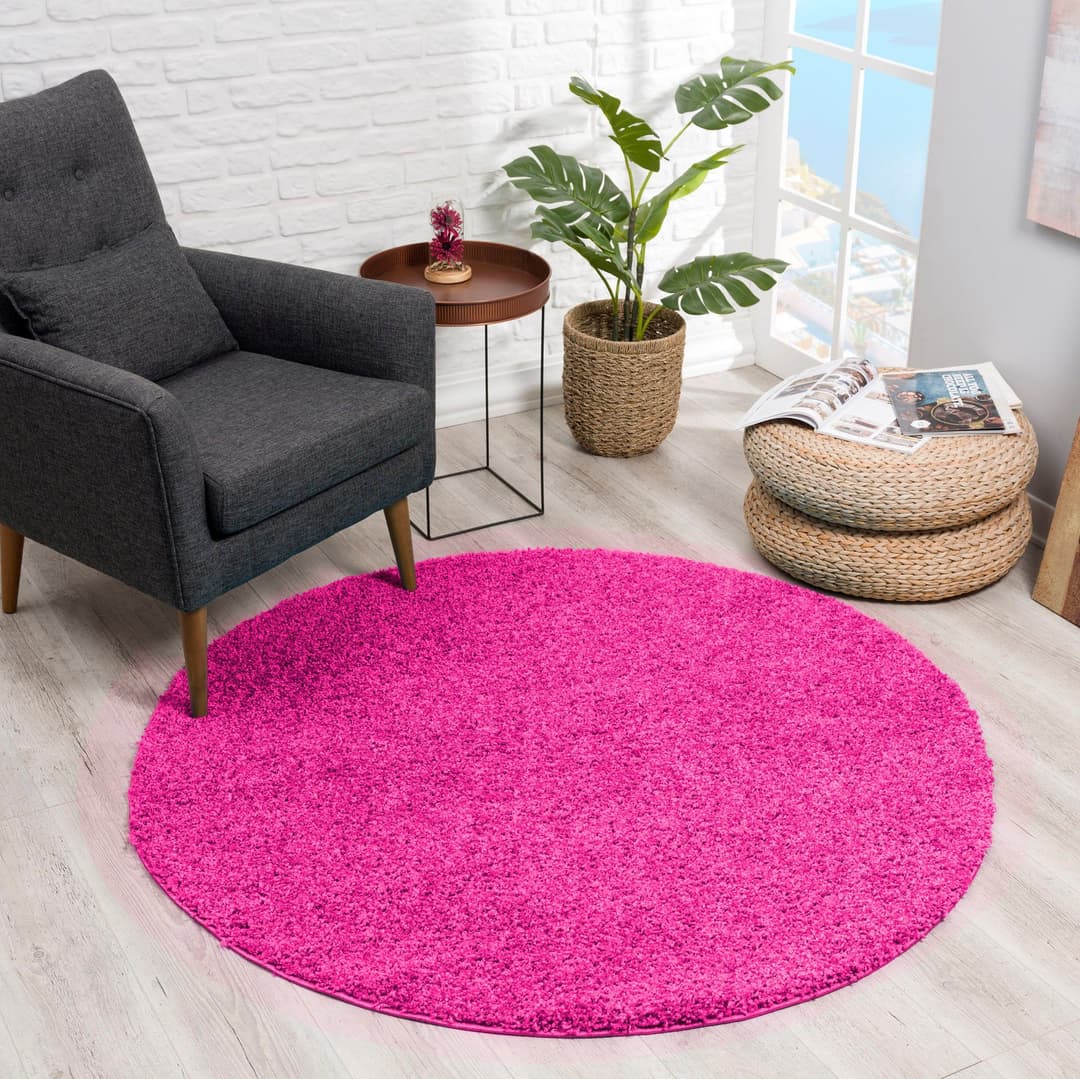 Sanat Hochflor-Teppich LOCA | Pink