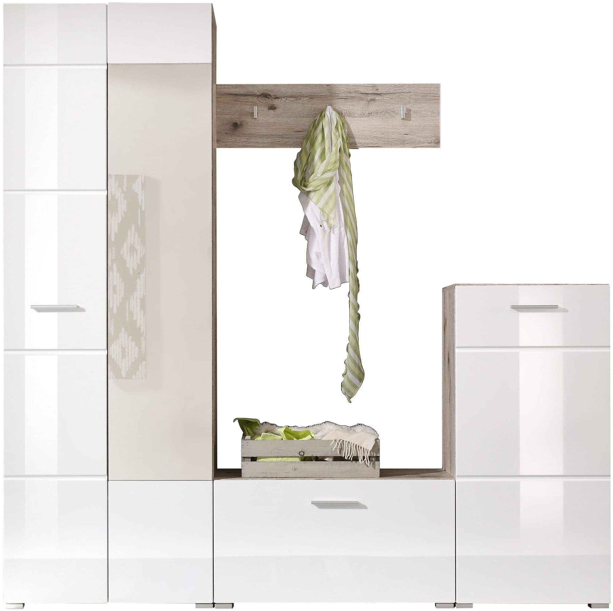 HBZ Kompaktgarderobe SIXX | Weiß