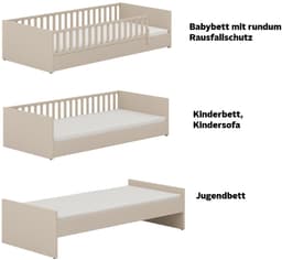 PAIDI LITTLE FLO Kinderbett | Beige