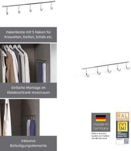 rauch Hakenleiste | Silber
