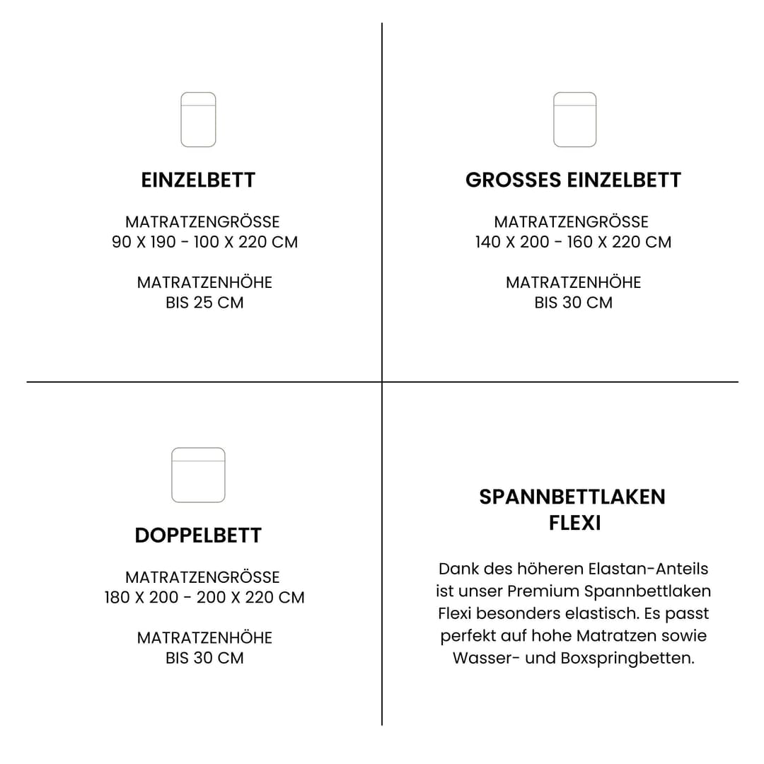 Schiesser Spannbettlaken Flexi | Grau