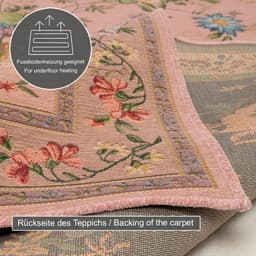 THEKO Teppich Flomi Sagrini | Rosa