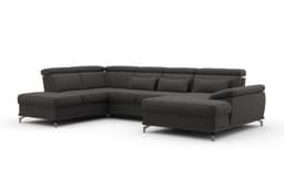 sit&more Wohnlandschaft Cabrio U-Form | Braun