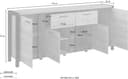 Home affaire Sideboard Aktiv | Holztöne 5