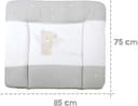 roba Wickelauflage 85 x 75 cm | Grau 2