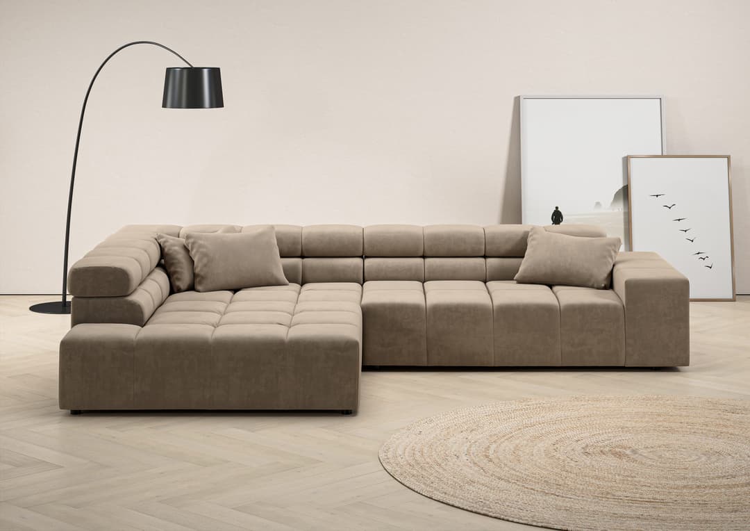 Home affaire Ecksofa Ancona | Beige