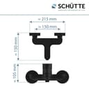 Schütte Wannenarmatur DENVER | Schwarz 5