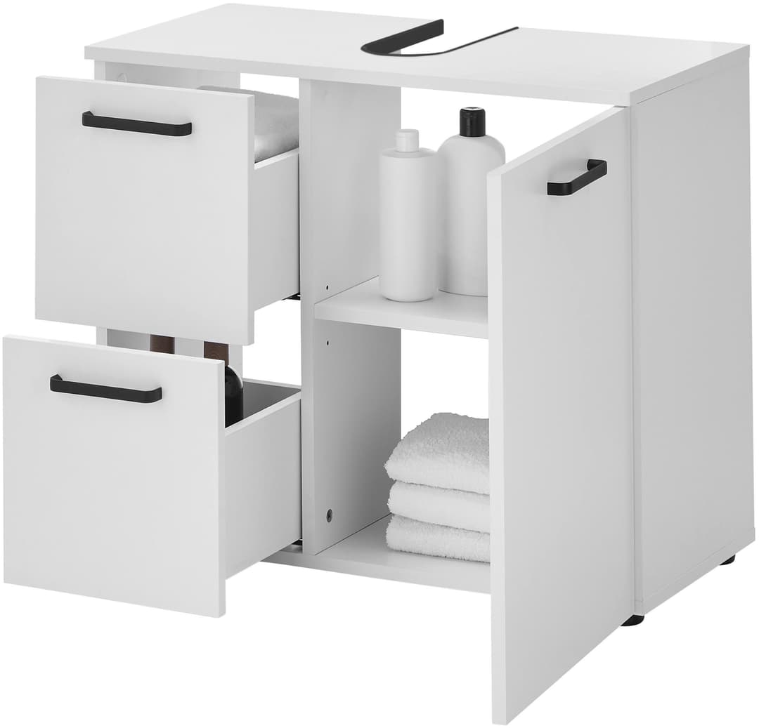BASIC by Balculina Waschbeckenunterschrank Vanice | Weiß