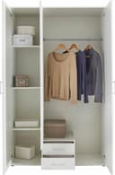 Schlafkontor Kleiderschrank Paul | Weiß 3