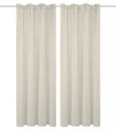 Home Basics Vorhang SOFTY 2er Pack | Braun 3