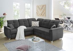 Jockenhöfer Gruppe Ecksofa Udine L-Form | Grau