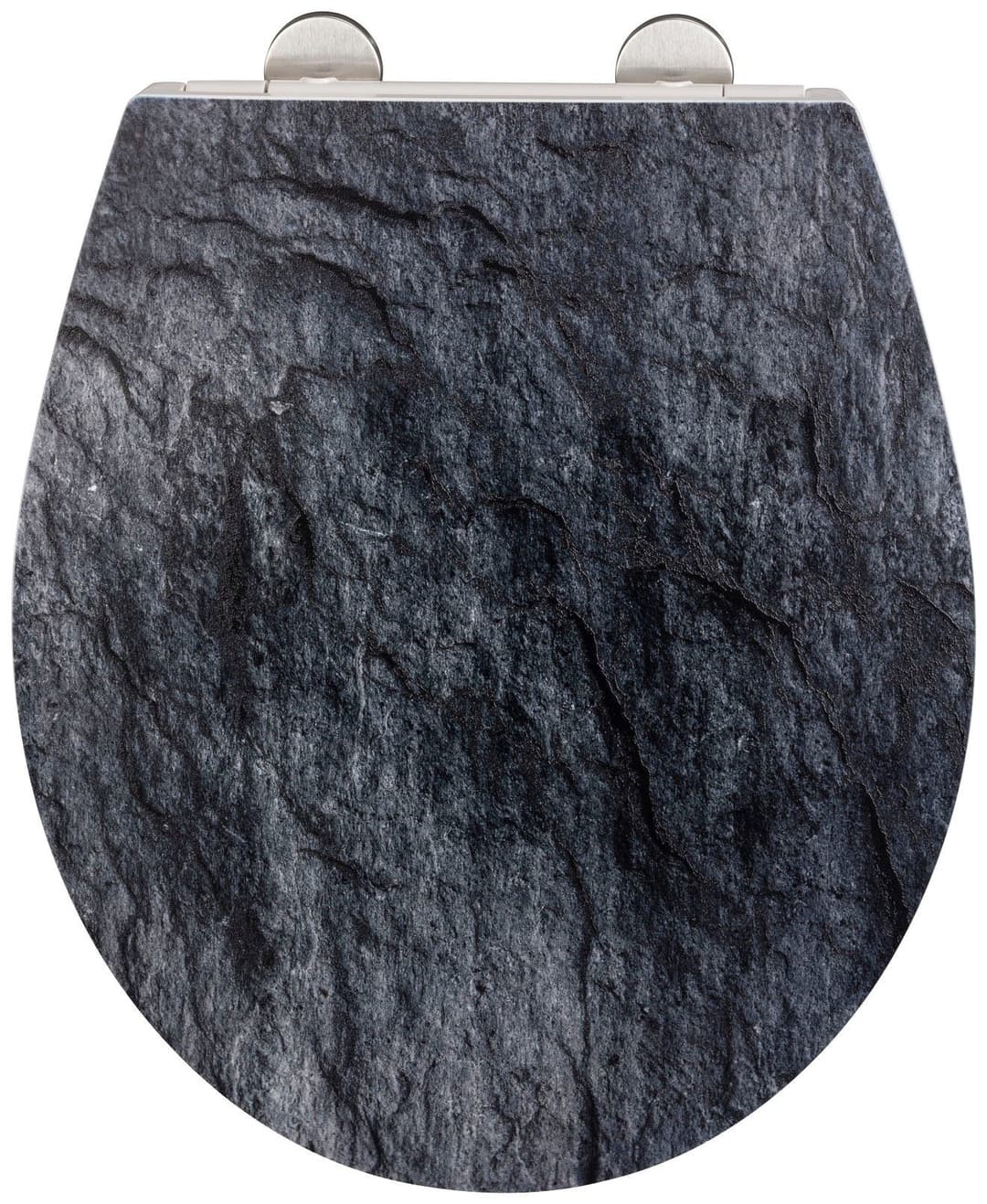 WENKO WC-Sitz Slate Rock | Schwarz