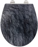 WENKO WC-Sitz Slate Rock | Schwarz