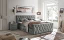 ED EXCITING DESIGN Boxspringbett "Cashfield" | Grau