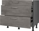 nobilia® Kochfeldumbauschrank Riva | Grau 2