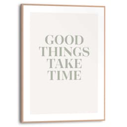 Reinders! Bild mit Rahmen Take Your Time | Beige