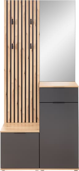 HBZ Kompaktgarderobe Simple | Grau