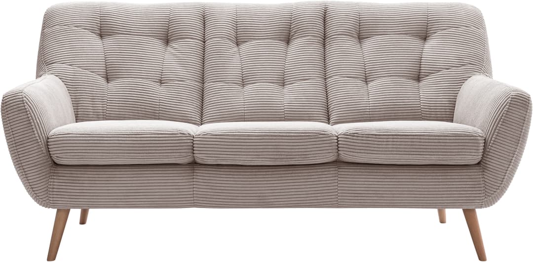 exxpo - sofa fashion 3-Sitzer Scandi | Braun
