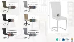 OTTO home Freischwinger Oliver | Beige