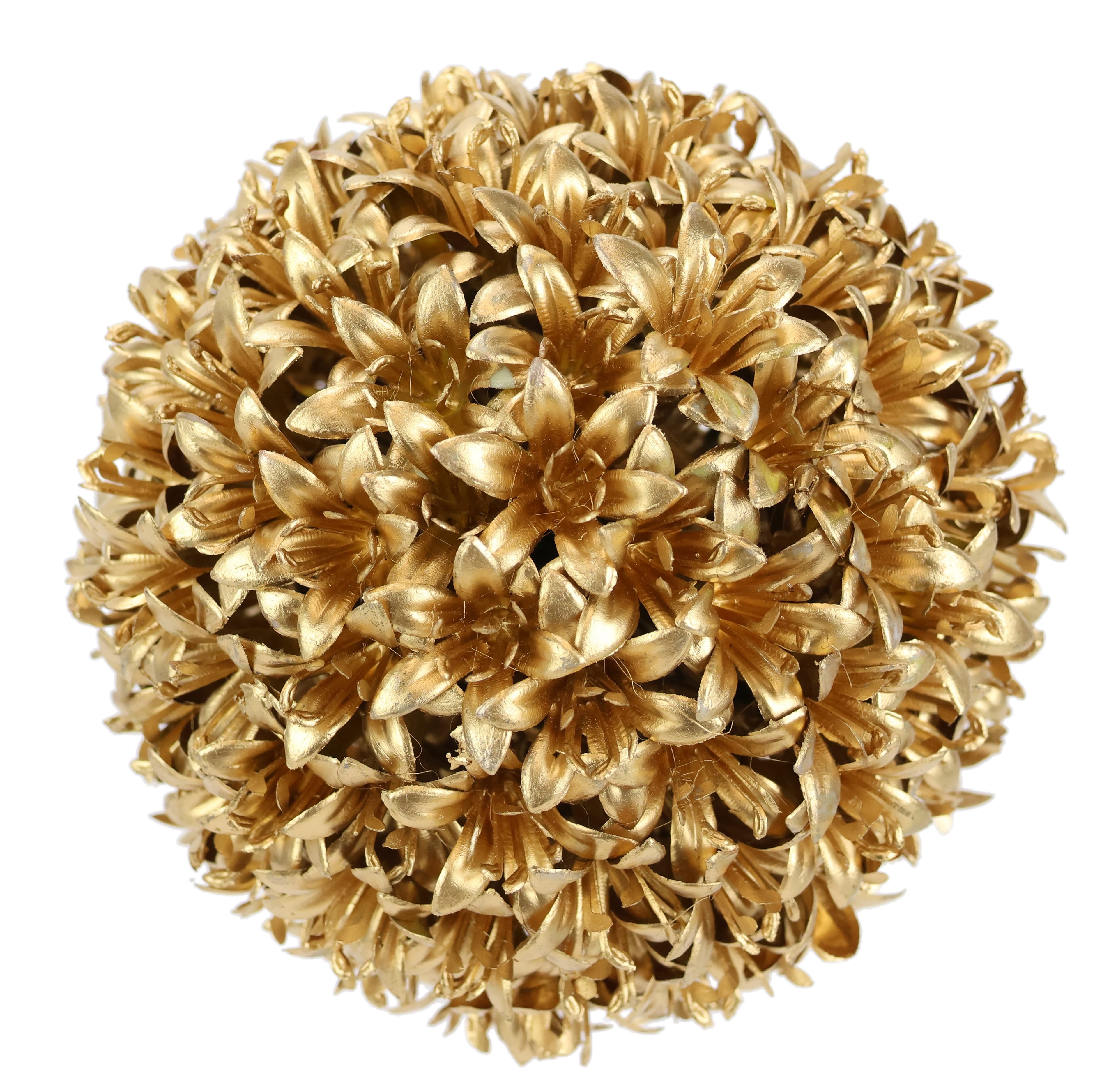 Kunstpflanze Deko-Kugel Buchs | Gold