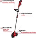 Einhell GE-LE 18/190 Li-Solo Akku-Rasenkantenschneider | Rot 3