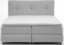 ATLANTIC home collection Boxspringbett Tilo | Grau