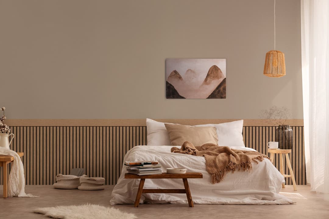 living walls Vliestapete Wallpanel Tapete Wandpaneele | Braun