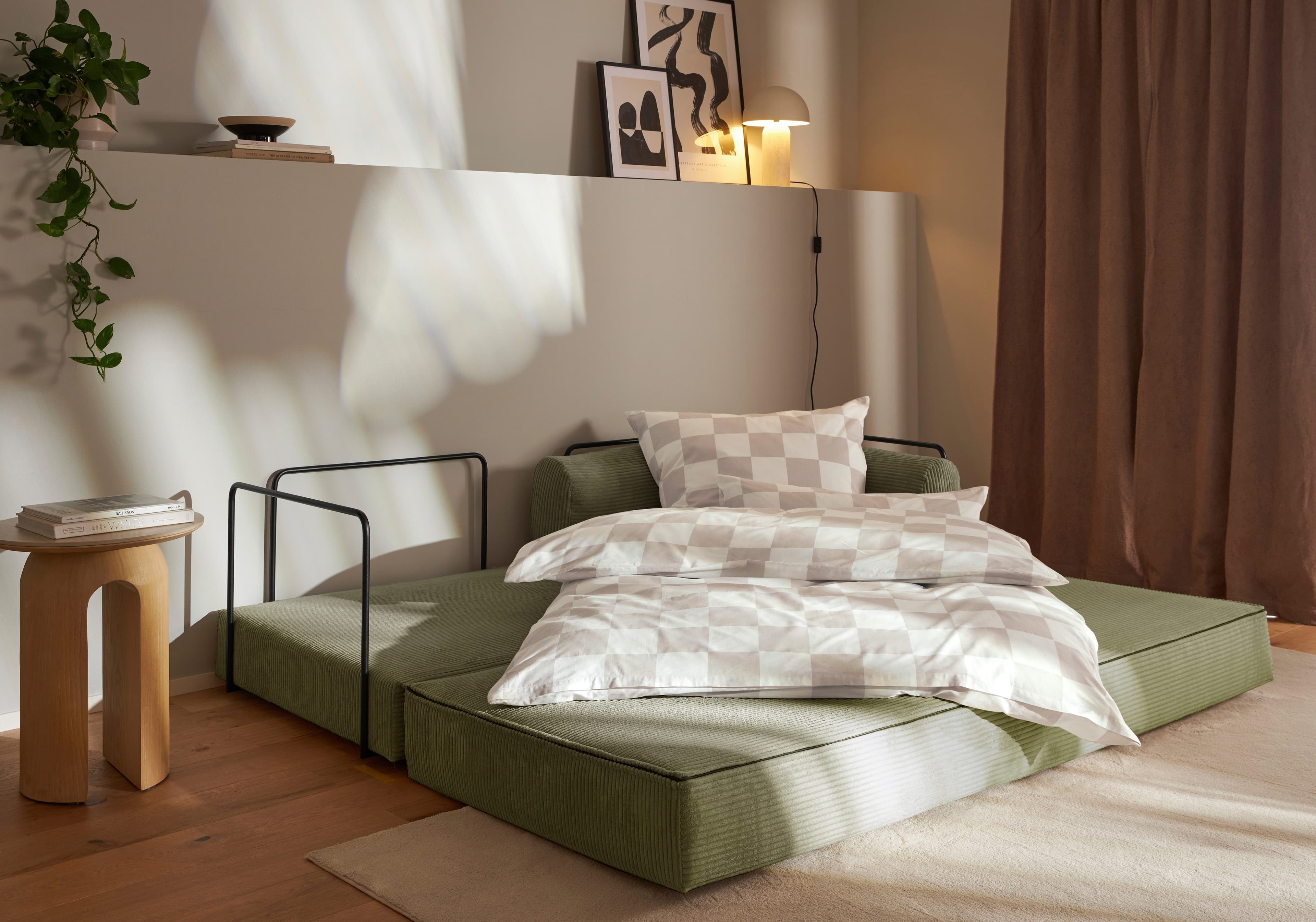 homsy by Ana Johnson Schlafsofa Folda Dauerschläfer | Grün