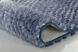 Kleine Wolke Badematte Cory | Blau