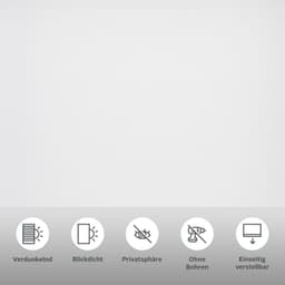 Verdunkelungsrollo Lea | Weiß