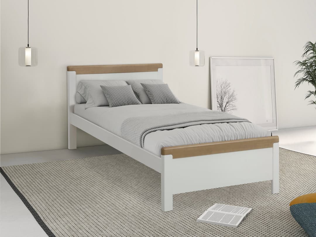OTTO home Holzbett CARITA | Weiß