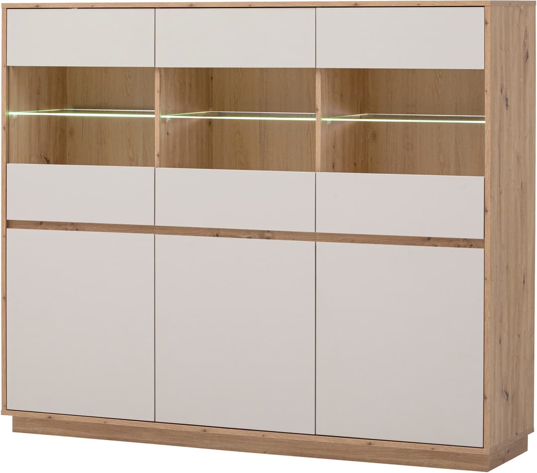 Home affaire Highboard Sonora | Holztöne