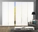 HOME WOHNIDEEN Schiebegardine ROMA (5 St) | Weiß