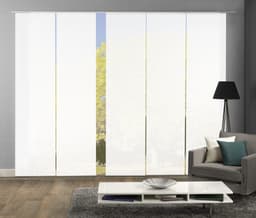 HOME WOHNIDEEN Schiebegardine ROMA (5 St) | Weiß