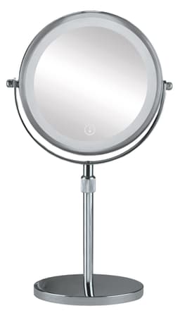 Kleine Wolke LED-Lichtspiegel Level Mirror | Silber
