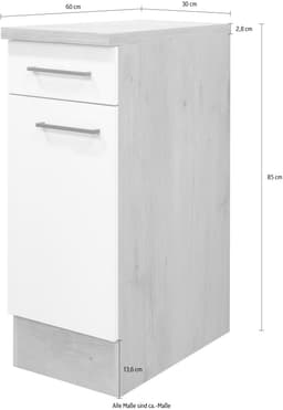 Flex-Well Unterschrank Morena | Braun