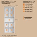 welltime Hochschrank Avena | Weiß 5