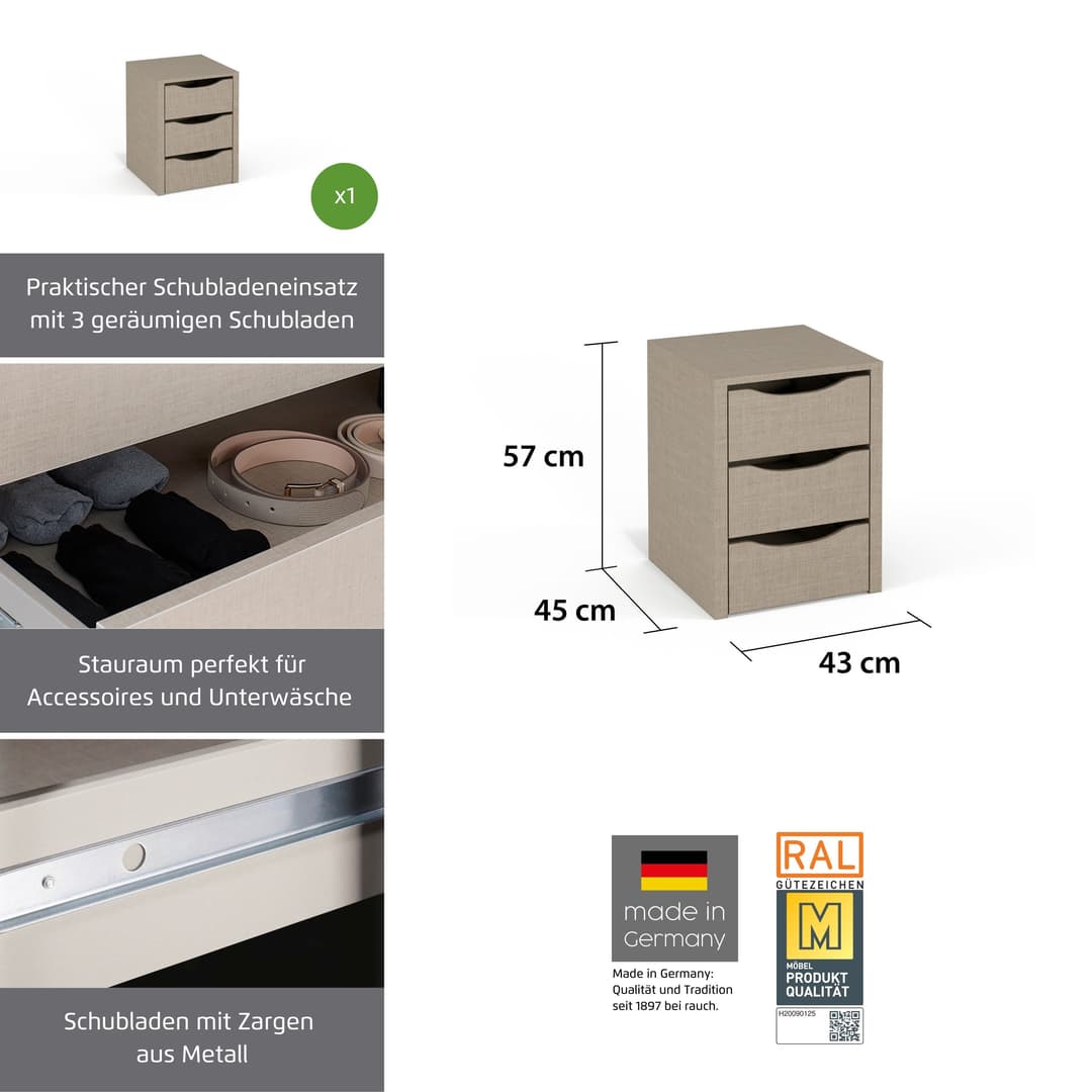 rauch Schubladeneinsatz | Beige