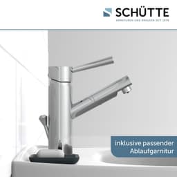 Schütte Cornwall Waschtischarmatur | Silber