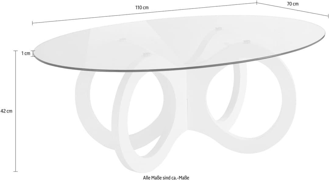 OTTO home Couchtisch Citro | Weiß