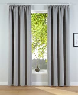 OTTO home Solana Verdunkelungsvorhang | Grau