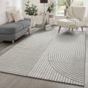 the carpet Teppich Everest | Grau
