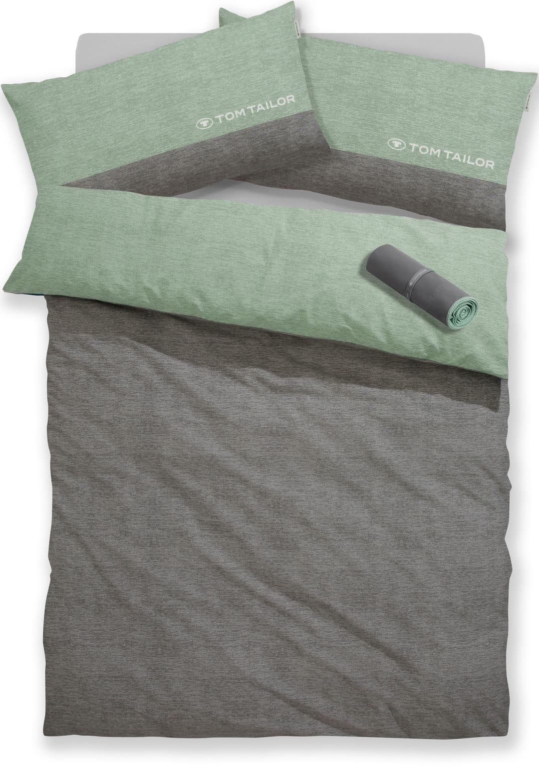 TOM TAILOR HOME Bettwäsche Henry | Grau